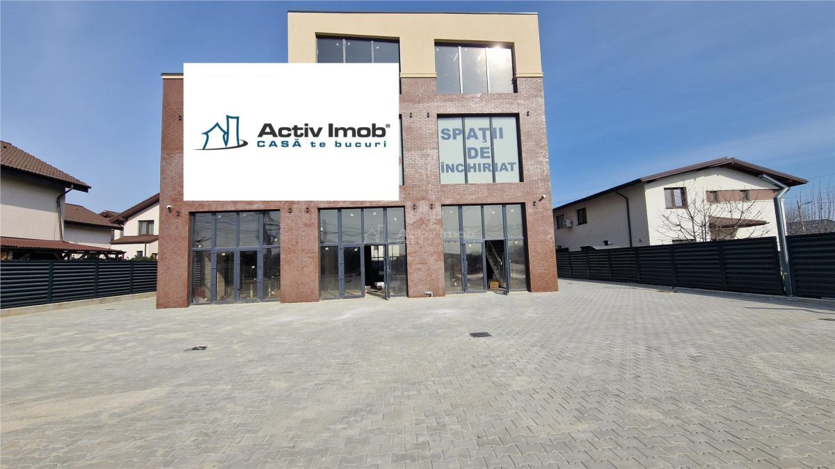 Spatiu comercial - Tunari - 1156mp utili - constructie noua - P +  2 etaje - 