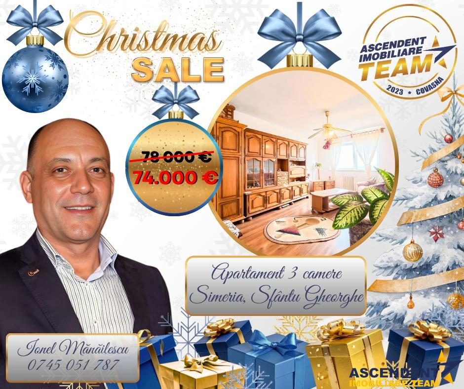 3D Tur! 3 camere,decomandate,apreciabila ariere,Dealului,Simeria,Sfantu Gheorghe - foto 23