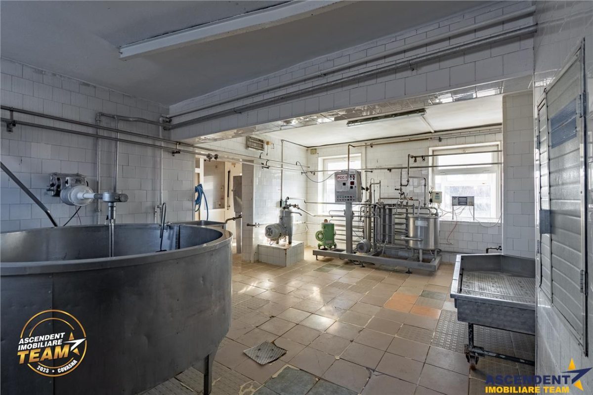 Fabrica de produse lactate+ birouri + 1.300mp teren, Ilieni, Covasna - foto 3