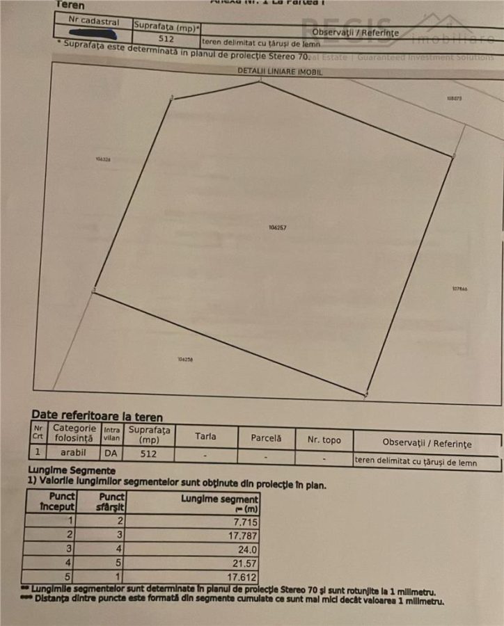 Teren Intravilan Bod Sanpetru - Regina Maria - foto 2