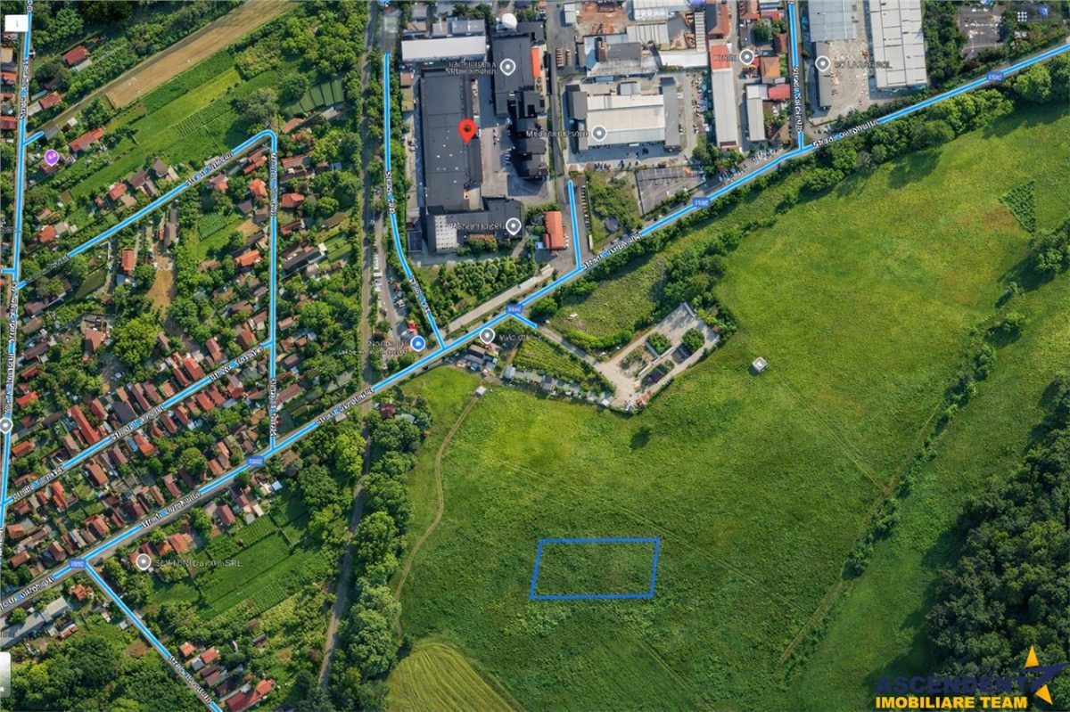 Teren intravilan, pe 5.800 mp, cu vedere frumoasa,in localitatea Reghin - 