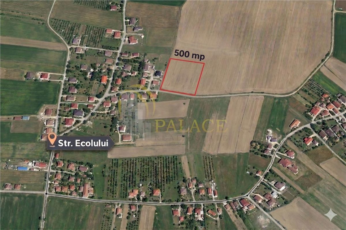 Teren 500 mp,  pentru construire casa - 