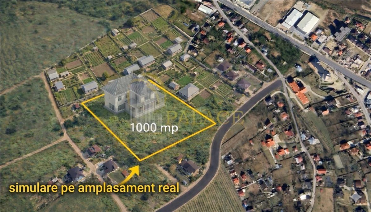 Teren Intravilan 1.000 mp | Bucium, zona Hanul Trei Sarmale,PUZ Aprobat - 