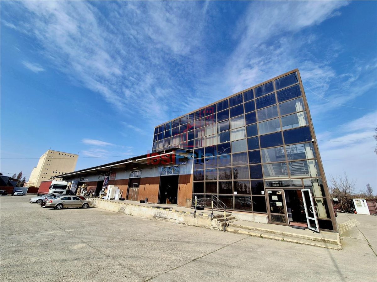 Hala industriala moderna cu rampa si acces TIR - 