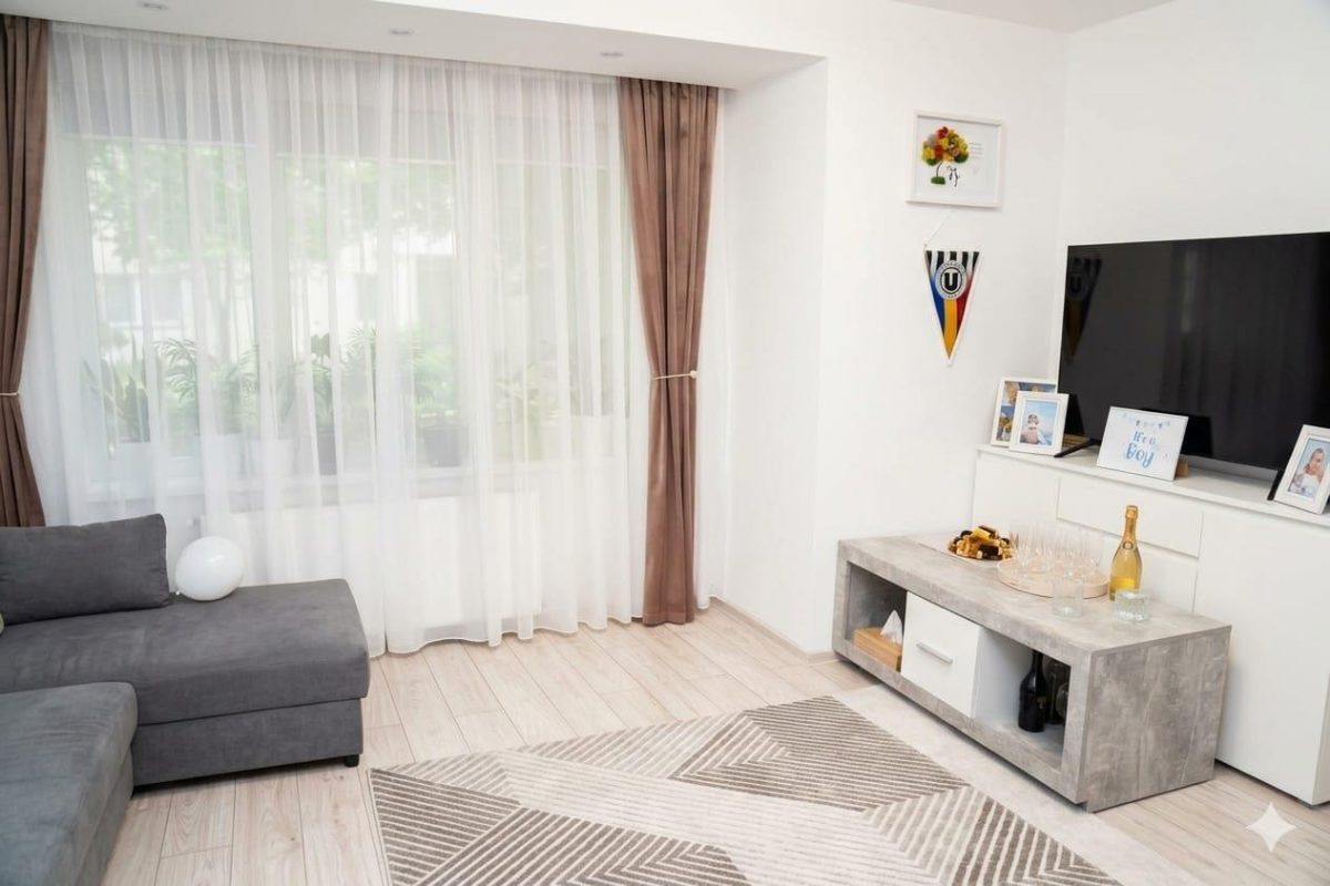 Apartament 2 Camere Tudor Renovat Mobilat Zona cu Spatiu Verde - foto 3