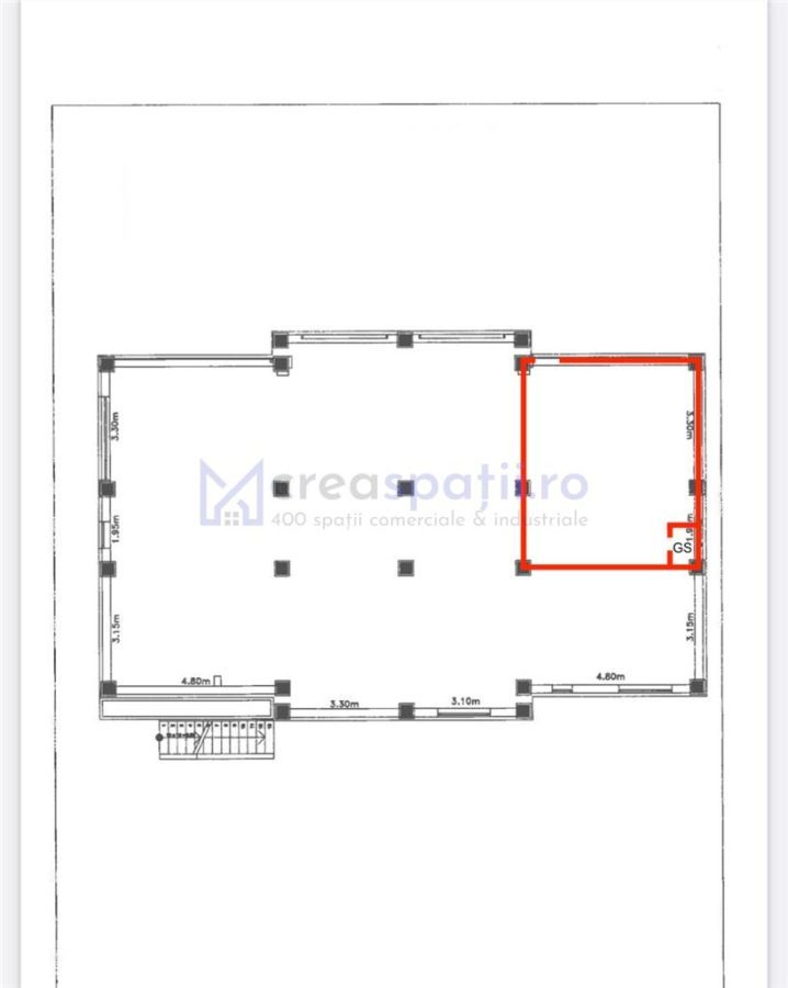 Spatiu comercial cu chirias, 30mp, zona Profi Visan - foto 11