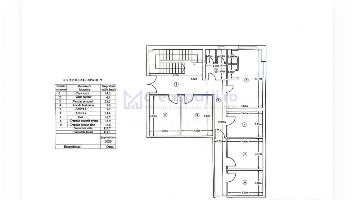 Spatiu birouri ieftine Iasi, 117mp, zona Metalurgie - foto 8