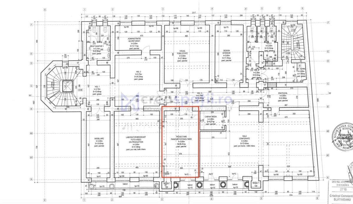 Spatiu birouri centrale Iasi, cladire unica, 154mp, Cuza Voda - foto 6