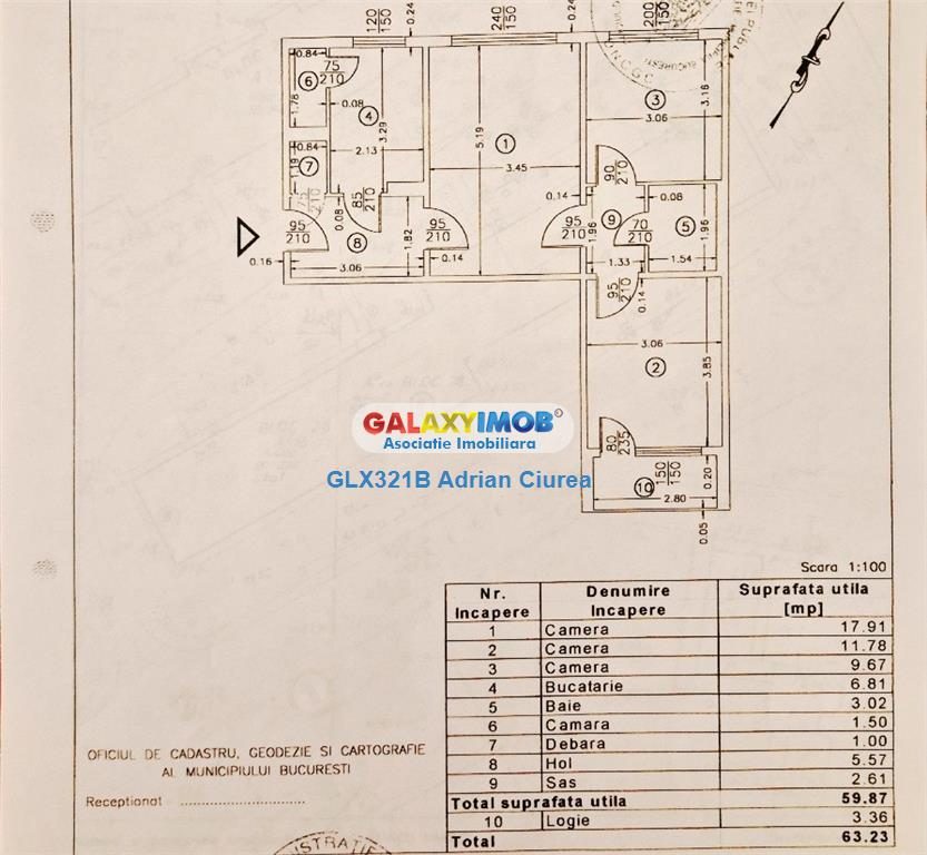 Alexandriei | Antiaeriana | Scoala Nr. 131 | 3 camere | Balcon - foto 11