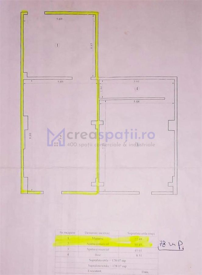 Spatiu comercial vitrat 78mp, zona Carrefour Felicia - foto 9