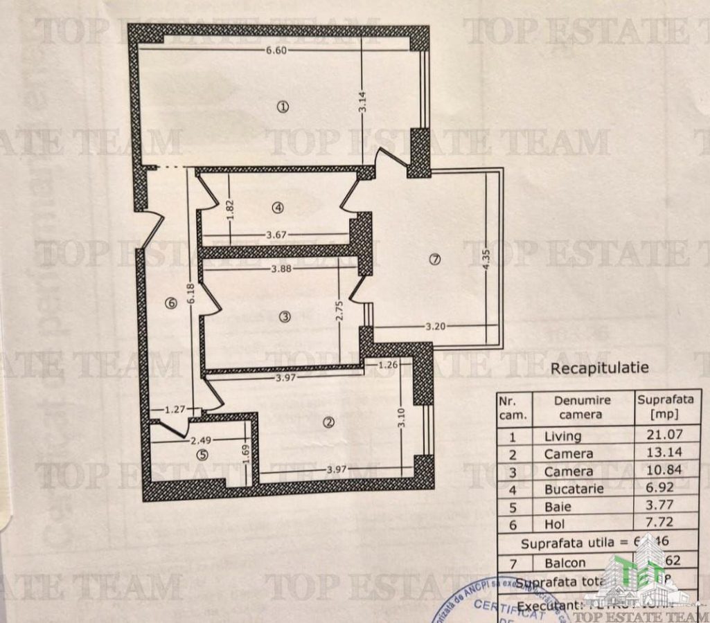Apartament 3 camere de vanzare in zona Piata Presei - foto 13