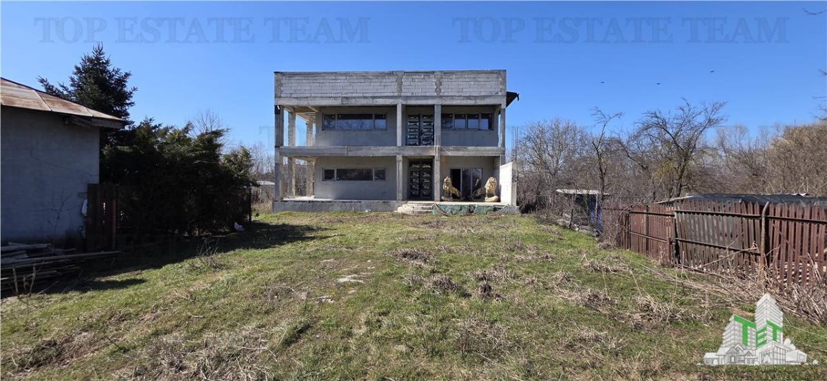Domnesti - Oportunitate investitie/ Teren 1.643 mp + casa la gri 476mp/  pozitie excelenta - 