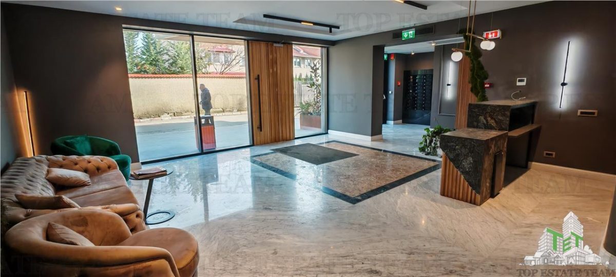 Apartament de 3 camere , cu finisaje premium, 90mp, toate utilitatile, piscina, complex rezidential securizat, zona Padurea Baneasa - 