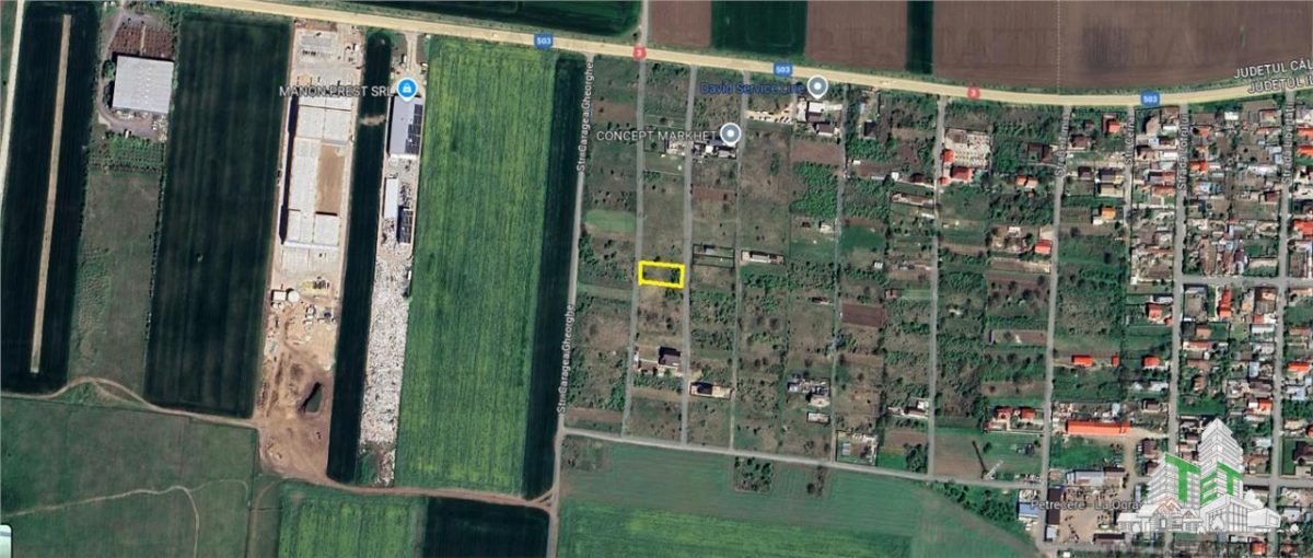 Vanzare teren intravilan construibil 1042 mp, in Ilfov-Branesti,ideal rezidenta sau investitie - foto 3