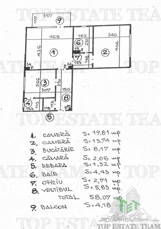 apartament 2 camere cu spatiu generos - Bucuresti