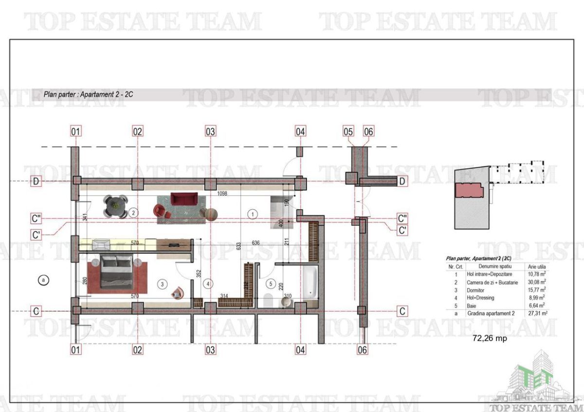 Apartament 2 camere + gradina, Theodor Pallady, Titan -  constructie noua - foto 4