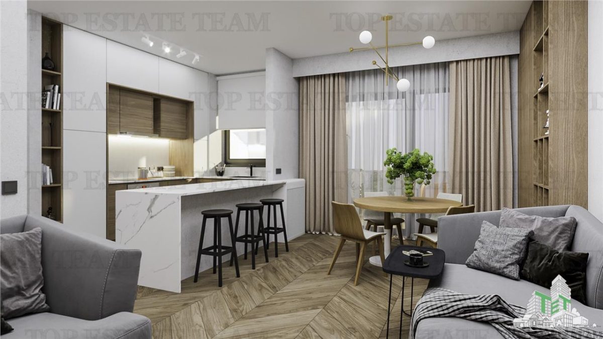 Apartament 2 camere in bloc nou | 64.87mp | Zona Antiaeriana - foto 4