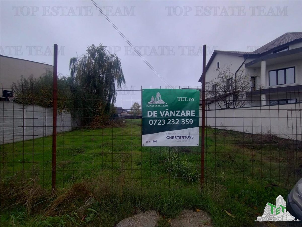 Reducere! Teren intravilan 880 mp cu proiect complet 2 case P+1, Comuna Berceni - Berceni