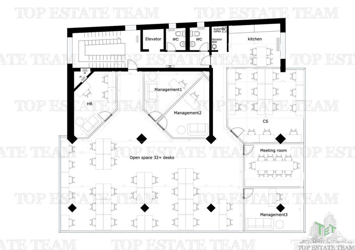 Spatiu de Birouri de 296 mp in Zona Piata Victoriei - foto 7