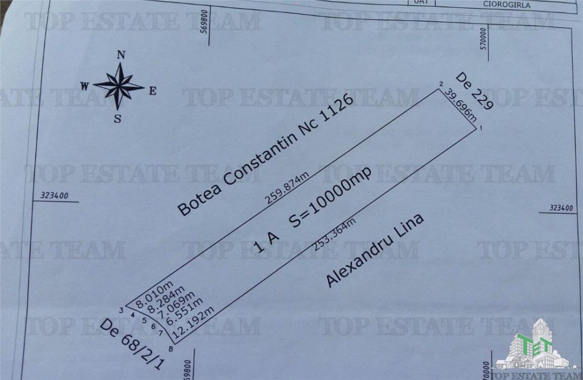 SUPER-PRET Teren 1ha intravilan intre A0, padure si raul Sabar - foto 5