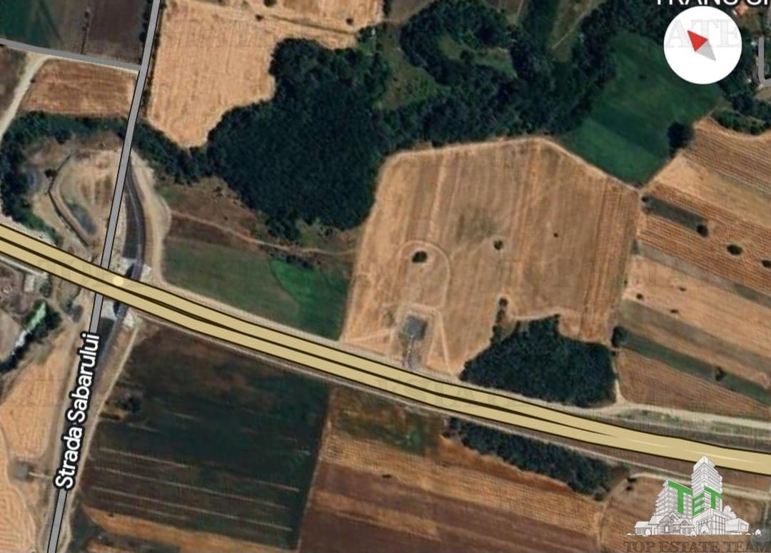 SUPER-PRET Teren 1ha intravilan intre A0, padure si raul Sabar - foto 6