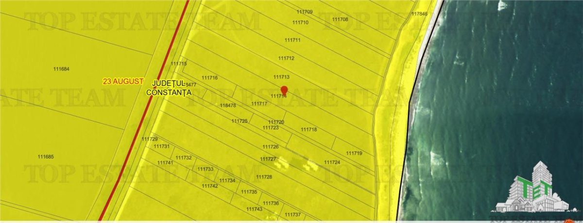 Teren cu deschidere la mare 23 August Constanta - 