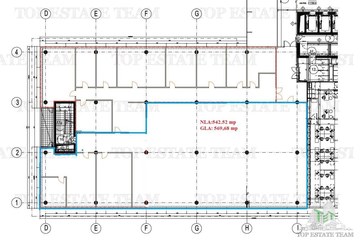 Spatiu de Birouri de 543 mp in Zona Baneasa - foto 5