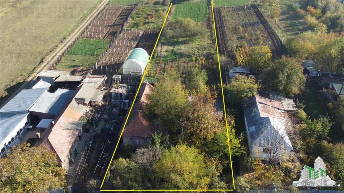 Oportunitate de investitie: Teren intravilan 1008mp cu casa +  teren extravilan 3100mp in spate, rezidential/comercial, - foto 2