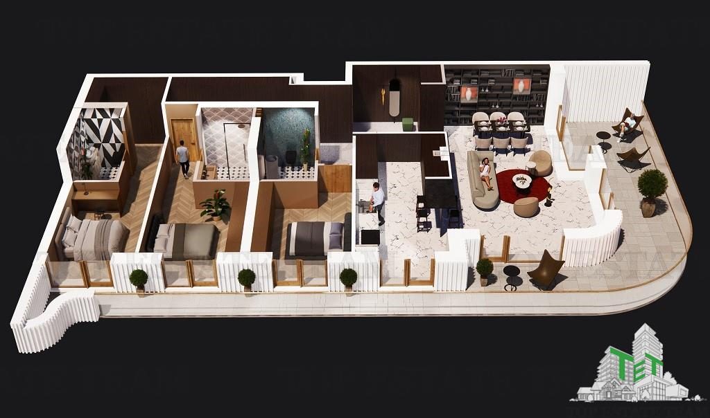 Apartament superb cu 3 camere de vanzare in zona Pipera - foto 14