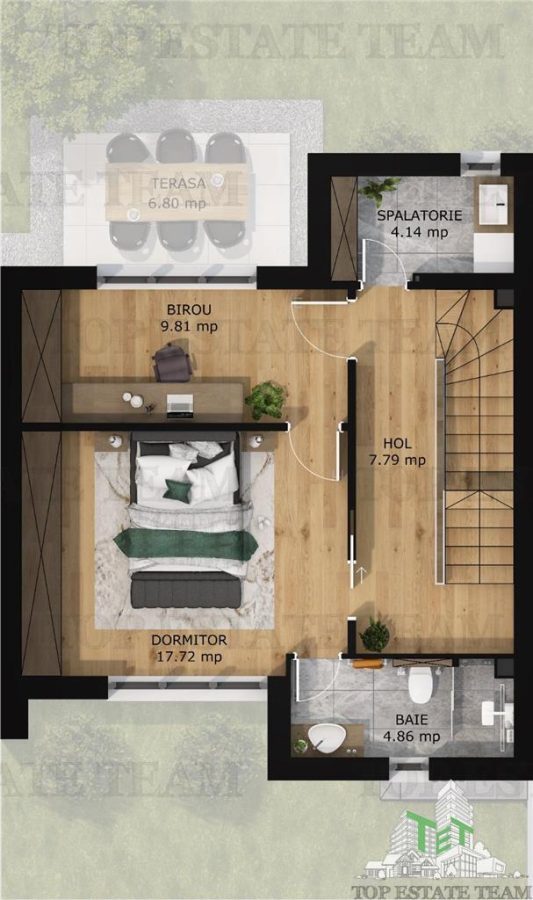 Cartier de case securizat cu bariera in Pipera - foto 19