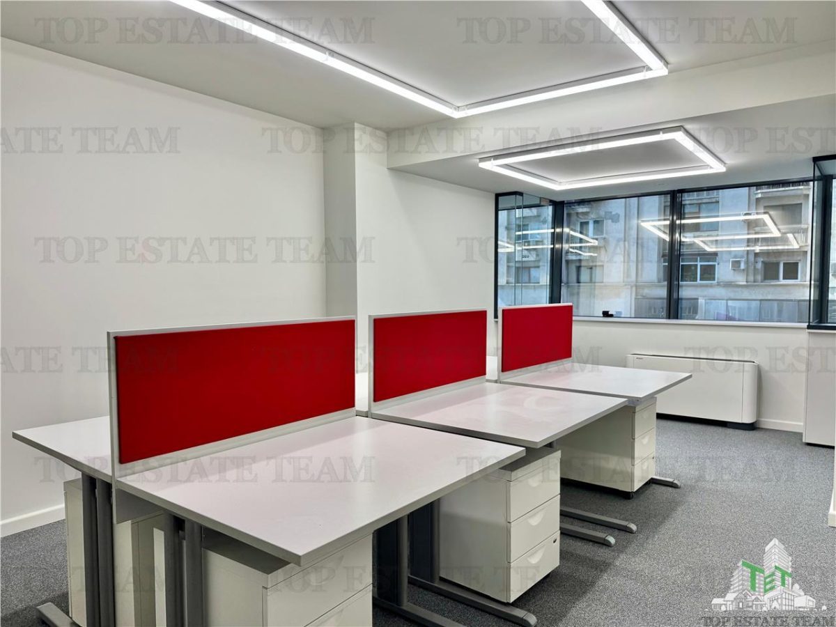 Oferta speciala ! Birou de inchiriat pentru 15 persoane la 1  minut distanta de metrou  + parcari + recompartimentare - foto 20