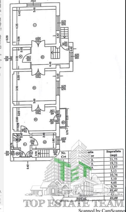 Casa 6 camere de inchiriat , activitate comerciala sau office , parcare, curte, 170 mpu  zona Gara Nord - foto 22