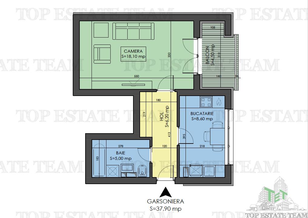 Garsoniera spatioasa bloc nou in Prel.Ghencea-Bucuresti - foto 2