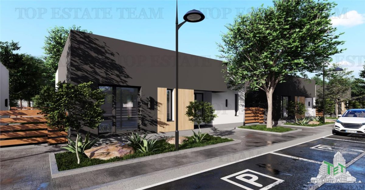 Vila stil mediteraneean, moderna, cu 4 camere ( parter ) si curte generoasa 400mp, incalzire in pardoseala, pompa de caldura, in Domnesti Ilfov - foto 2