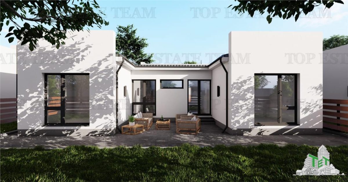 Vila stil mediteraneean, moderna, cu 4 camere ( parter ) si curte generoasa 400mp, incalzire in pardoseala, pompa de caldura, in Domnesti Ilfov - foto 8