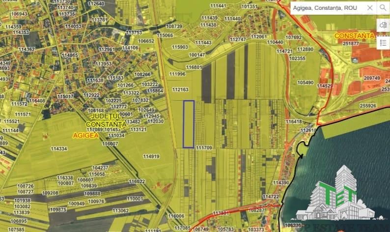 TEREN INTRAVILAN 50000 MP AGIGEA ZONA RO RO - 