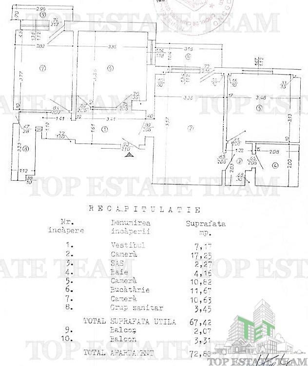 Apartament 3 camere spatios, de vanzare in zona Bucur Obor - foto 13
