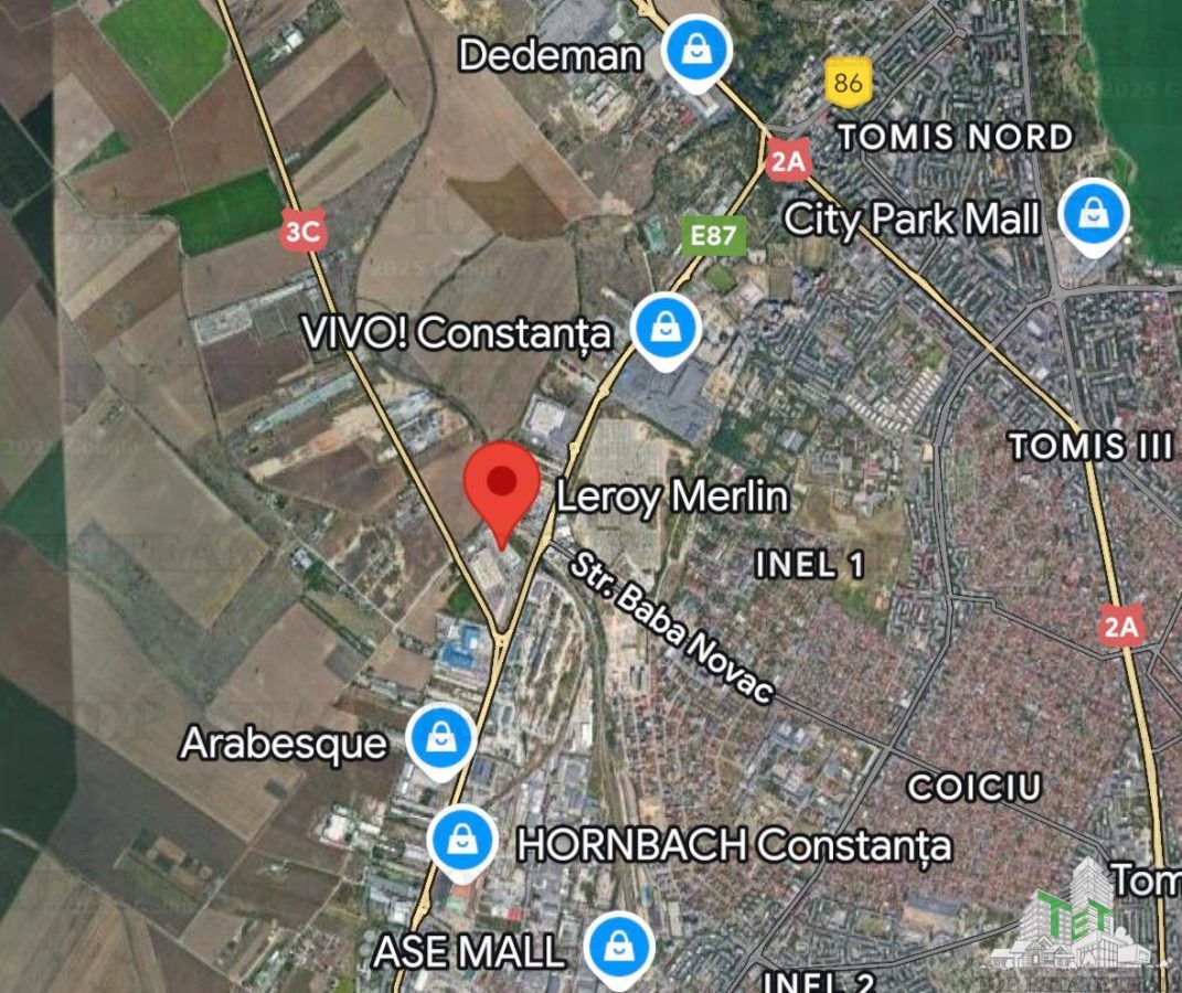 Teren de vanzare 4300mp  ( P+ 10 ) in Constanta / Zona Aurel Vlaicu - foto 2