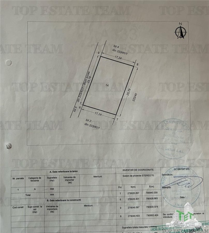 TEREN INTRAVILAN 444M SCHITU - foto 3