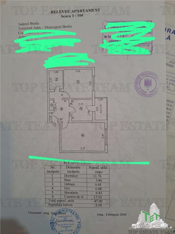 Apartament elegant - 2 cam - Viziru - vanzare - foto 12