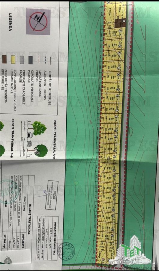 Teren de vanzare lotizat la padure cu utilitati in Frumusani / Calarasi - foto 3