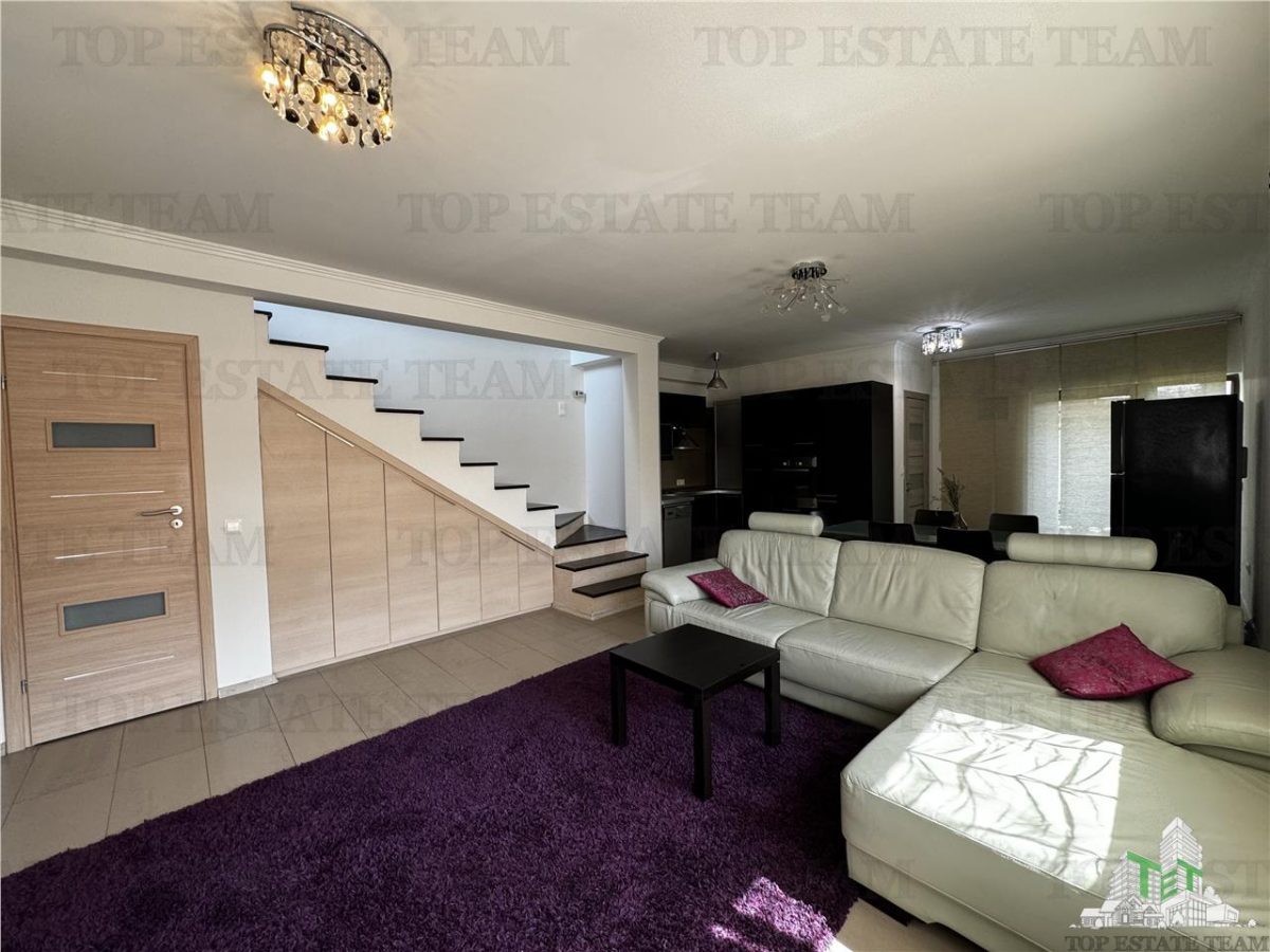 Duplex complet mobilat modern cu terasa si curte generoasa - foto 5