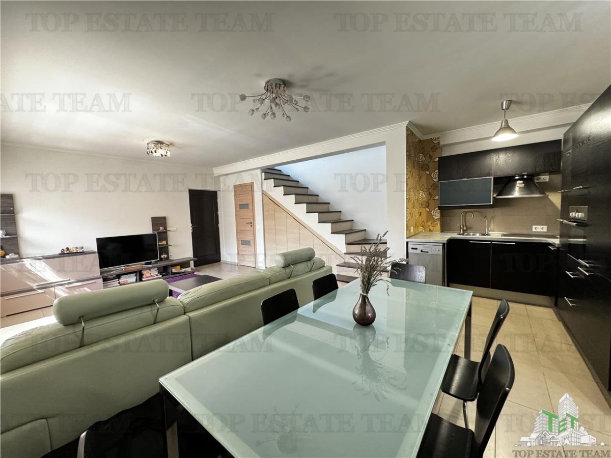 Duplex complet mobilat modern cu terasa si curte generoasa - foto 4