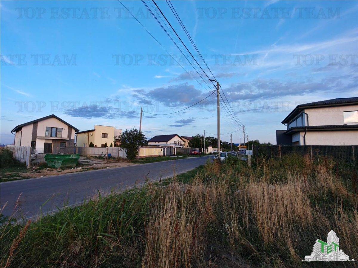 Teren intravilan pentru constructii stradal, 2965 mp, cu toate utilitatile si deschidere la 2 strazi, comuna 1 Decembrie - foto 2