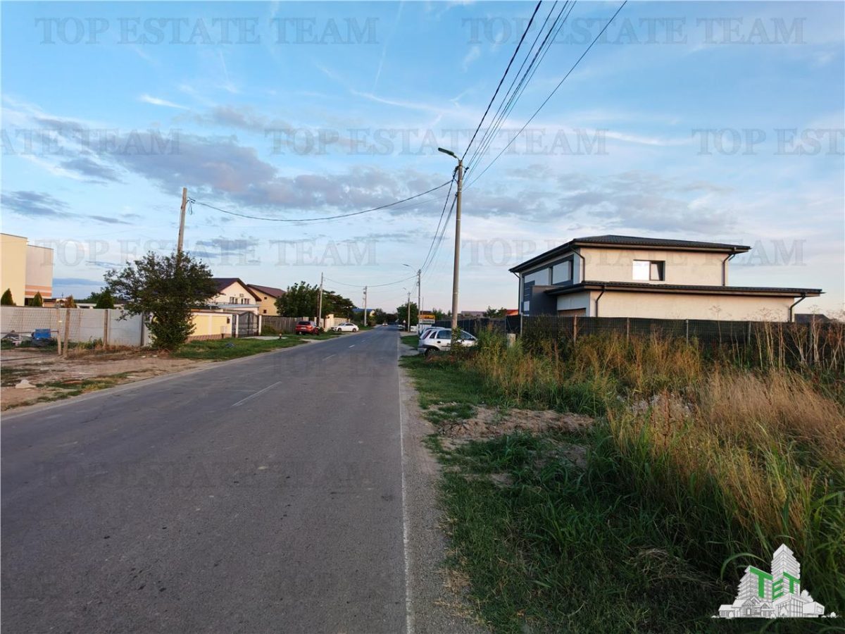 Teren intravilan pentru constructii stradal, 2965 mp, cu toate utilitatile si deschidere la 2 strazi, comuna 1 Decembrie - foto 6