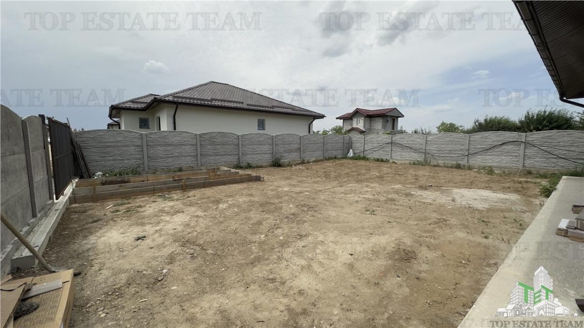 Casa individuala 4 camere pe parter, cu toate utilitatile si 400 mp de teren in Clinceni, posibilitate  rate la dezvoltator pe 10 ani - foto 15