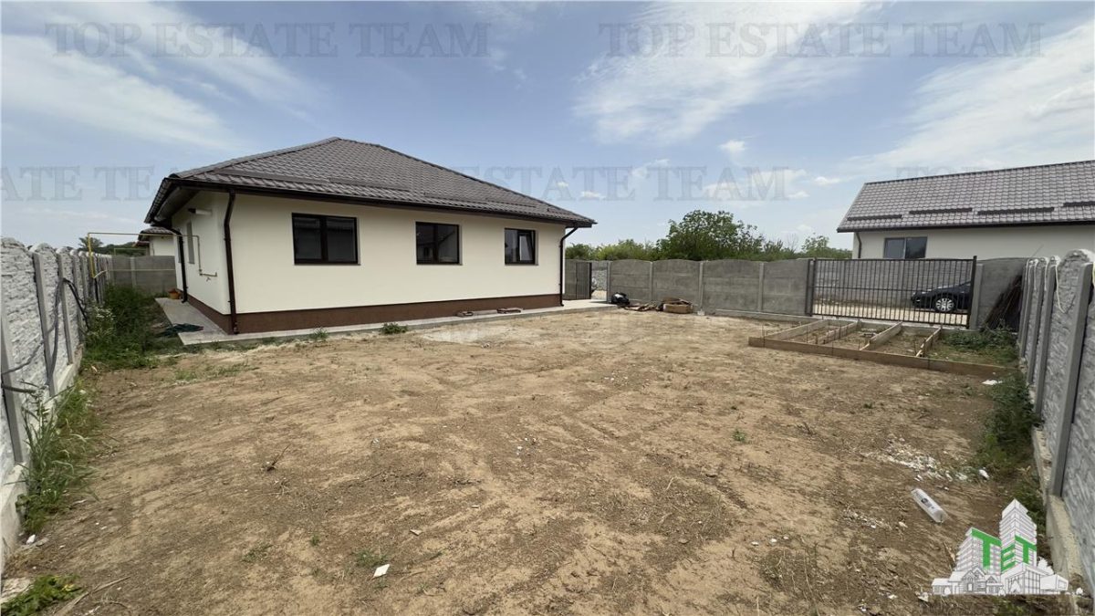 Casa individuala 4 camere pe parter, cu toate utilitatile si 400 mp de teren in Clinceni, posibilitate  rate la dezvoltator pe 10 ani - foto 3