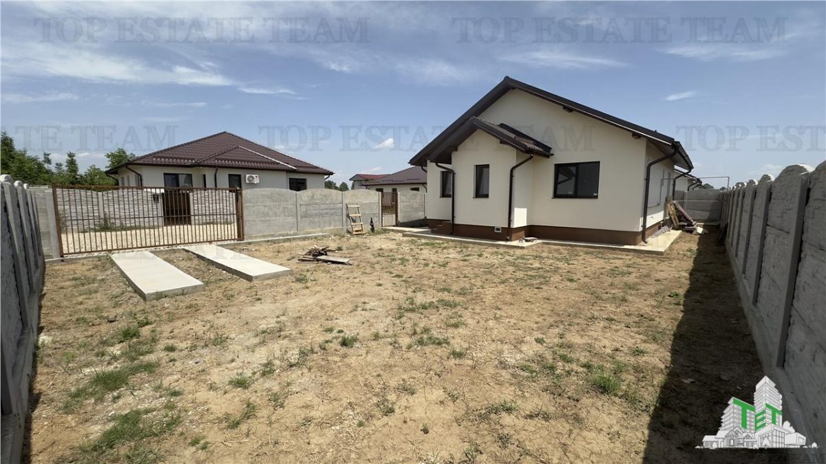 Casa individuala 3 camere pe parter, cu toate utilitatile si 300 mp de teren in Clinceni,, posibilitate rate la dezvoltator pentru 10 ani - foto 3