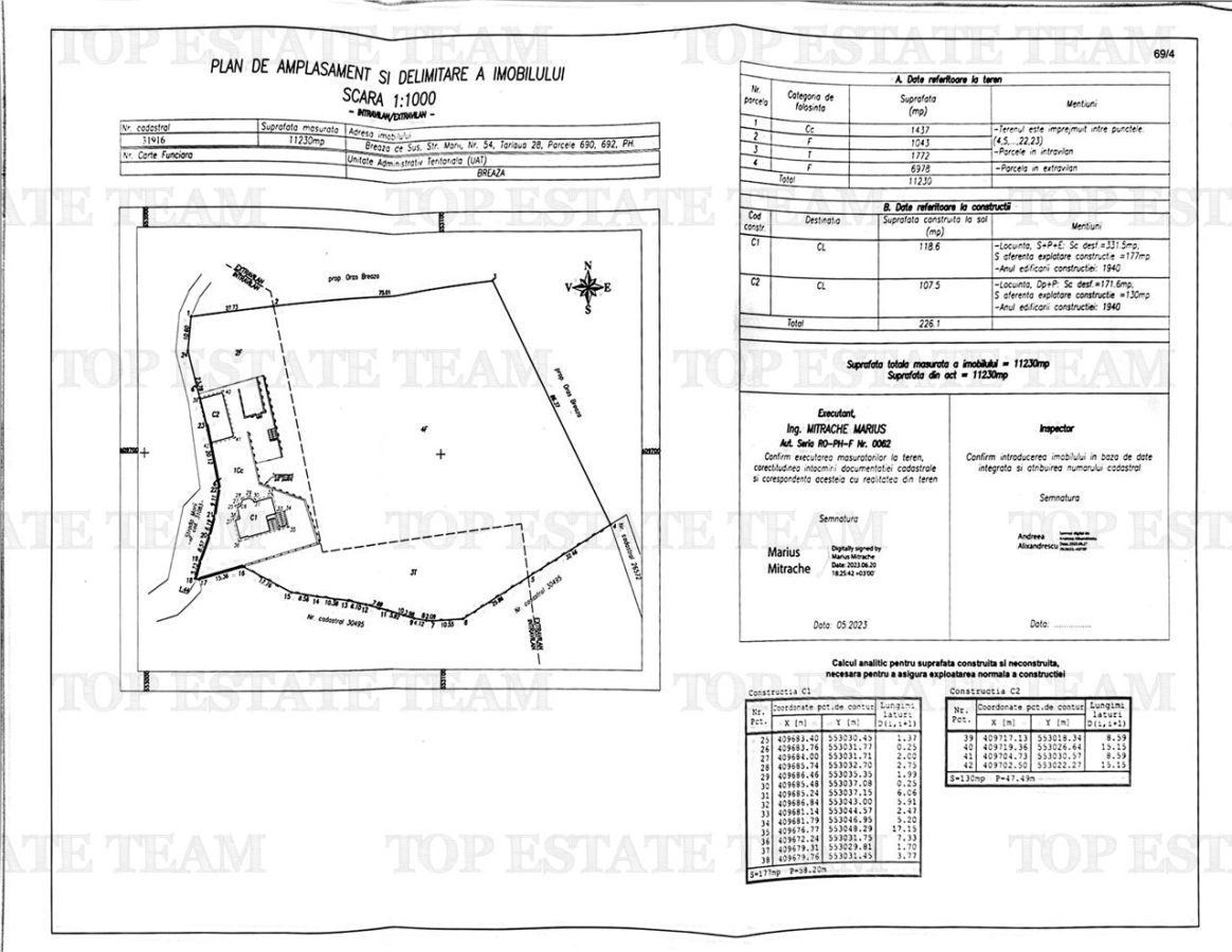Teren 11230 m.p.  + Conac - necesita renovare - foto 7