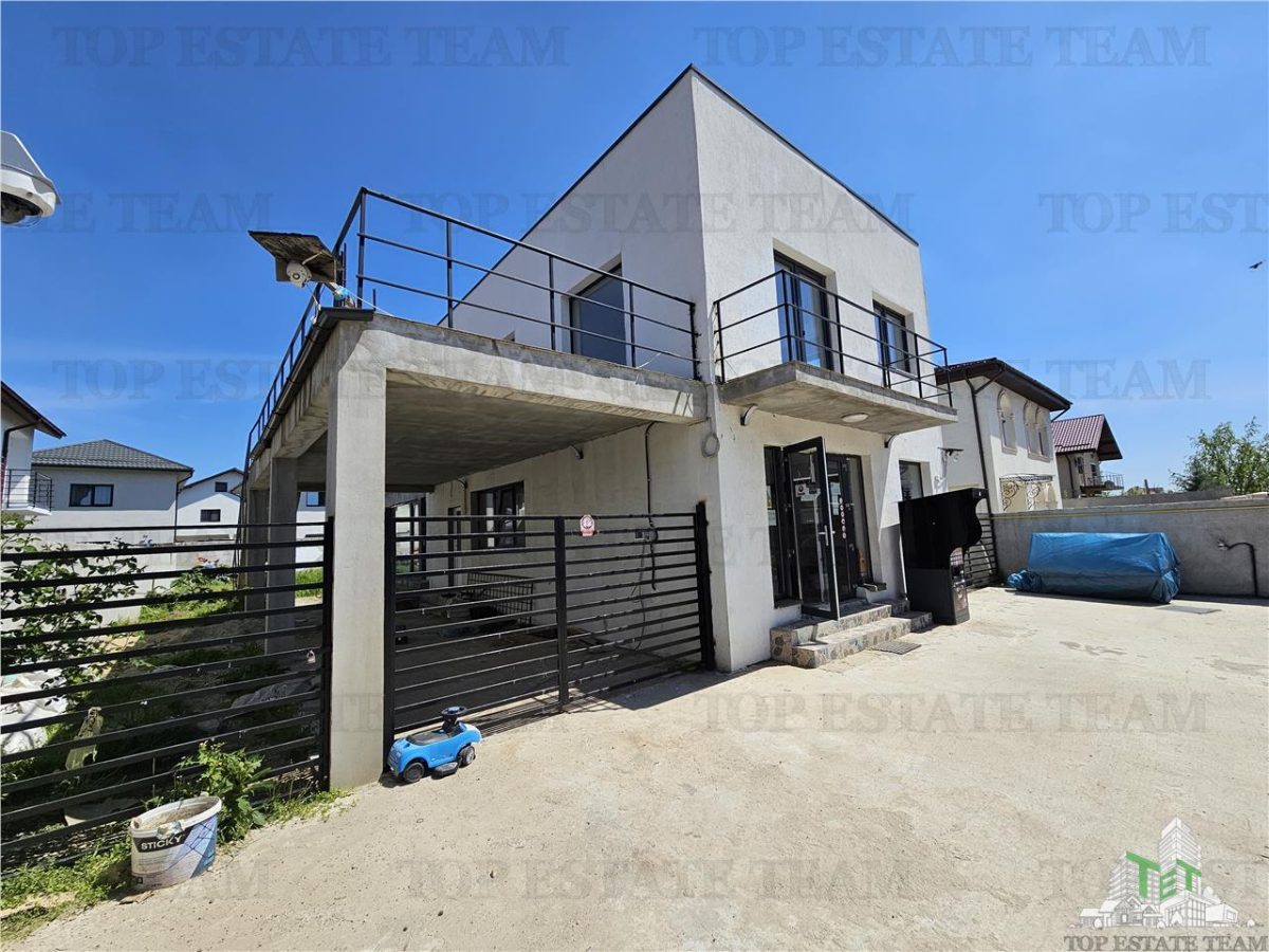 Vila pretabila spatiu comercial/salon evenimente in Bragadiru cu 5 parcari clienti - 